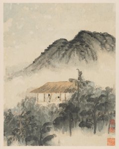 Herinneringen aan de Qinhuai-rivier door Shitao