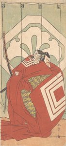 Ichikawa Danjuro V in een Shibaraku-rol, ca. 1779 door Shunsho
