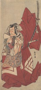 Kabuki-acteur Ichikawa Danjuro V in een Shibaraku Stop Daar! Rol..., 11e maand 1776