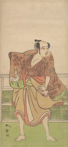 Otani Hiroemon in de rol van Gokumon no Shobei, 9e maand, 1774 door Shunsho