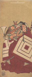 De Vijfde Ichikawa Danjuro als Kisou Takiguchi, 12e maand, 1770 door Shunsho