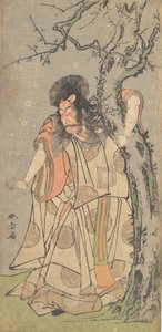 De vijfde Ichikawa Danjuro als een hofedelman Kuge, 1773 door Shunsho