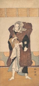 De Vijfde Ichikawa Danjuro als een Oude Man met Lang Grijs Haar, ca. 1773