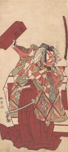 De vierde Ichikawa Danjuro in Shibaraku, 12e maand, 1774