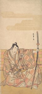 De vierde Matsumoto Koshiro als een samoerai, ca. 1782 door Shunsho