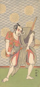 De tweede Nakamura Sukegoro in de rol van Gokumon no Shobei, 2e maand, 1771 door Shunsho