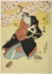 De acteur Ichikawa Hakuen als Sukeroku