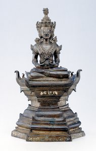 Boeddha als de genezer, Lan Na-cultuur door Siamese School