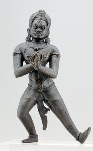 Demonische godheid, Lopburi cultuur (brons) door Siamese School