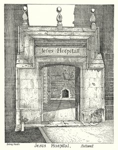 Jesus Hospital, Rothwell door Sidney Heath
