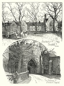 Sherburn Hospital, Durham door Sidney Heath