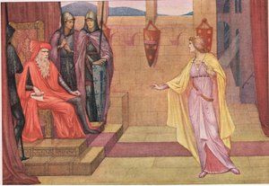 Irmingard en haar vader. Mijn vader sprak, "dit, of het klooster en de sluier". door Sidney Meteyard