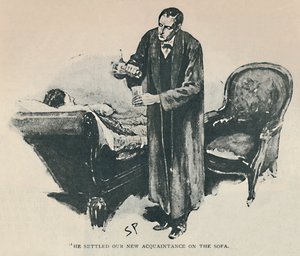 Hij zette onze nieuwe kennis op de bank, 1892