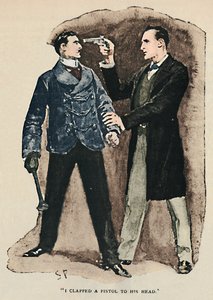 Ik hield een pistool tegen zijn hoofd, 1892 door Sidney Paget
