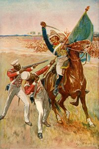 Roberts wint het Victoria Cross, 1901 door Sidney Paget
