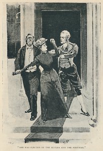 Ze werd eruit gezet door de Butler en de Lakei, 1892 door Sidney Paget