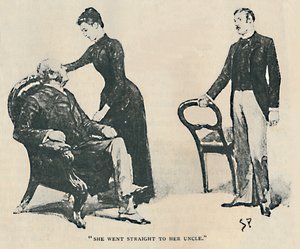 Ze ging rechtstreeks naar haar oom, 1892