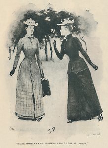 Een vrouw kwam praten over Lord St. Simon, 1892 door Sidney Paget