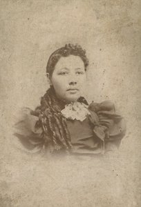 Kabinetkaart van een onbekend lid van de Vass-familie door Sidney Rufus Alley