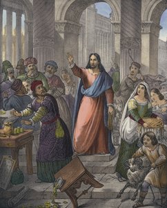 Christus reinigt de tempel