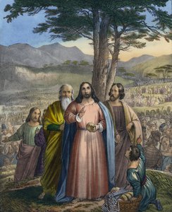 Christus voedt de menigte