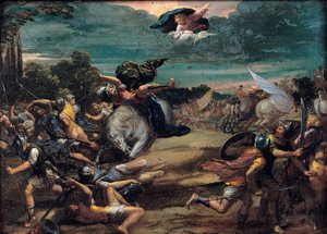 De Bekering op de Weg naar Damascus, 1590-1595