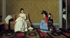Kleine meisjes spelen de dames