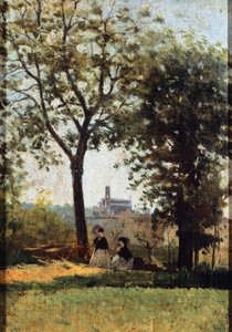 Monte alle Croci door Silvestro Lega