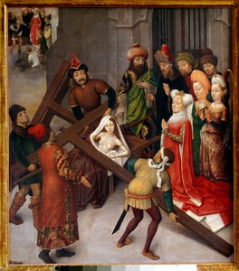 Het wonder van het ware kruis door Simon (follower of) Marmion