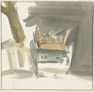 Boerenwagen, van achteren gezien