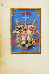 Wapen van Kardinaal Albrecht von Brandenburg door Simon Bening