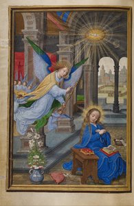 De Annunciatie door Simon Bening