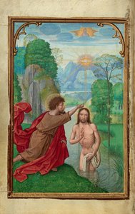 De doop van Christus door Simon Bening
