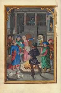 De Verloochening van Sint Petrus door Simon Bening