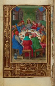 Het Laatste Avondmaal door Simon Bening