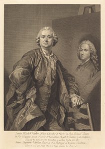 Louis Michel Vanloo door Simon Charles Miger after Louis Michel Van Loo