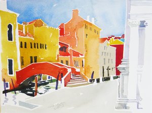 Campo S Guistina, 2006 (aquarel)