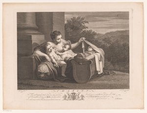 Caritas door Simon François Ravenet (le vieux)