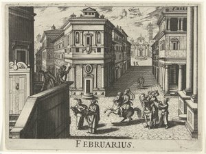 Februari door Simon Frisius