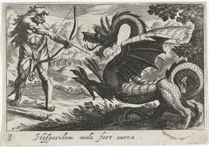 Hercules doodt de draak Ladon