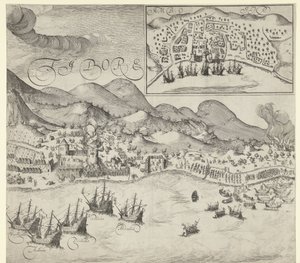Overwinning van de Hollanders op de Portugezen op Tidore (rechterplaat), 1605
