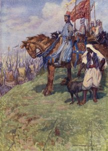 Illustratie voor Sir Walter Scotts De Talisman