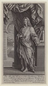 Anthony Ashley Cooper door Simon II (after) Gribelin