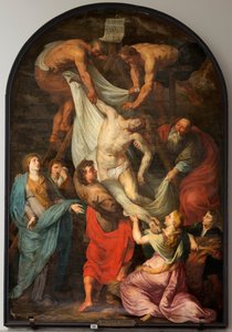 Sint-Walburgakerk. Kruisafneming (kopie naar P.P. Rubens) door Simon II de Pape