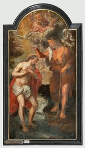 Parochiekerk (Sint-Walburgakerk). Schilderij, drieluik. Simon De Pape (?). Verlossing van de christelijke slaven aan de Turk. door Simon II de Pape