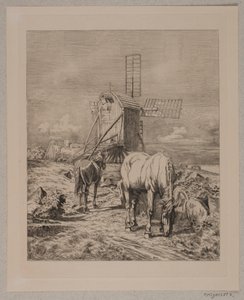 Bij een molen door Simon Ludvig Ditlev Simonsen