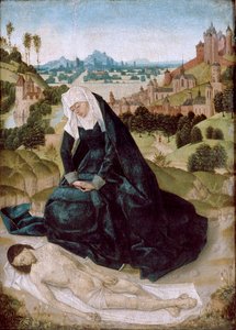 Pieta, 15e eeuw door Simon Marmion