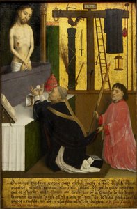 De mis van Sint Gregorius door Simon Marmion