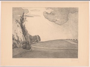 Glooiend landschap
