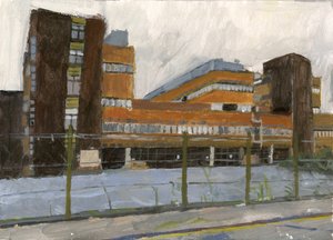 Telefooncentrale gebouw nr. 1, 2024 door Simon Neville